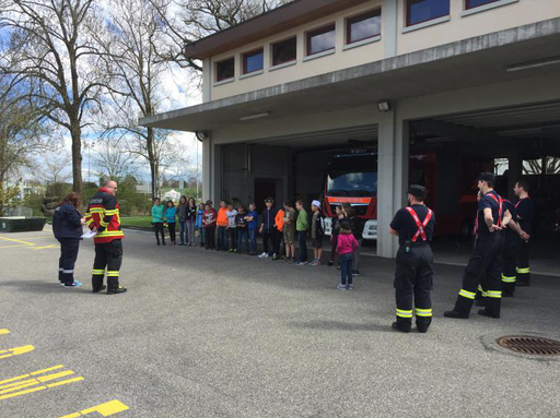 Appell bei der Feuerwehr