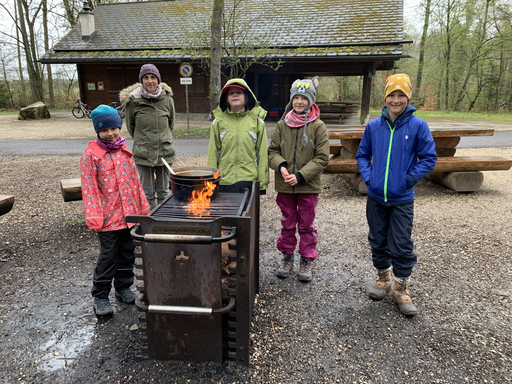 Kochen im Wald